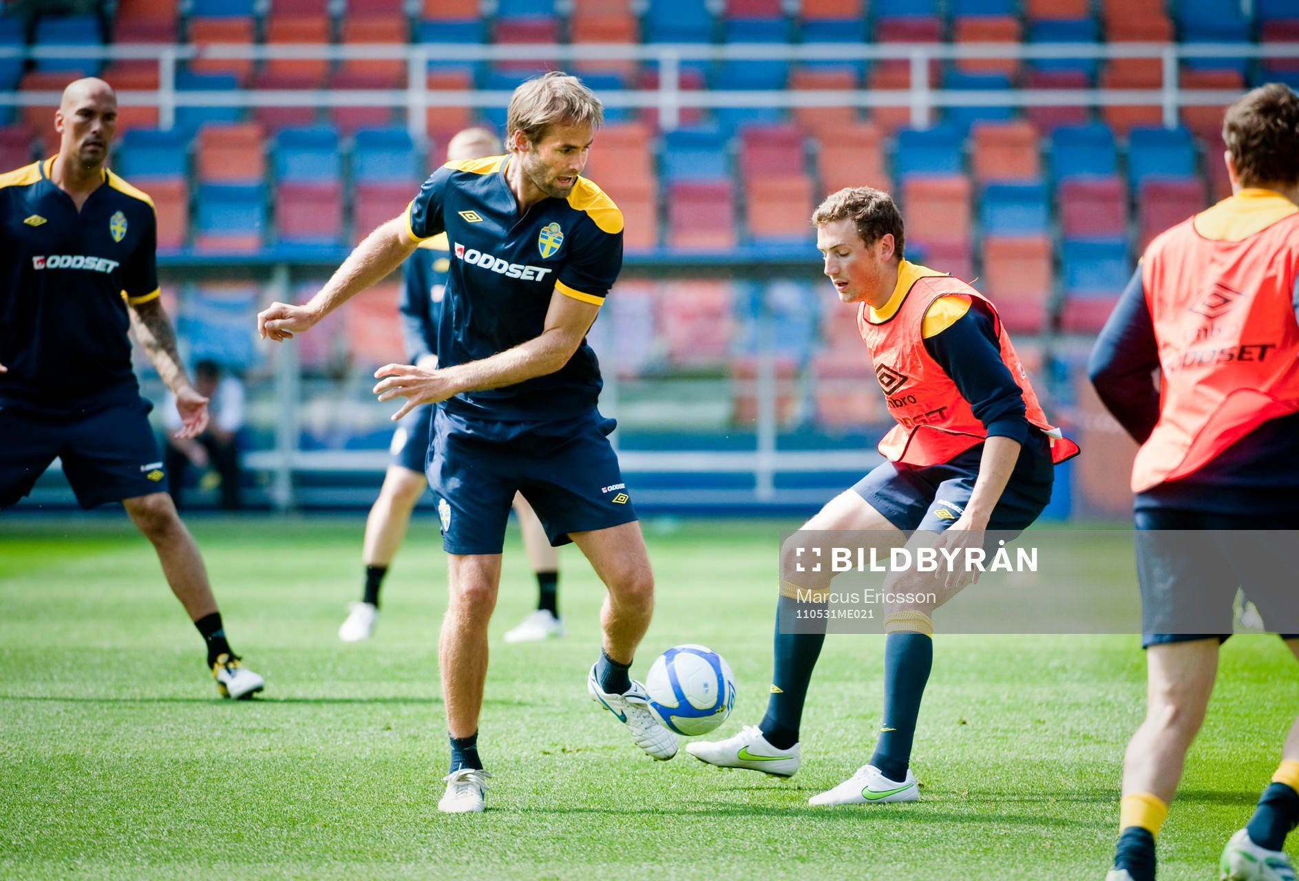 Olof Mellberg och Alexander Gerndt