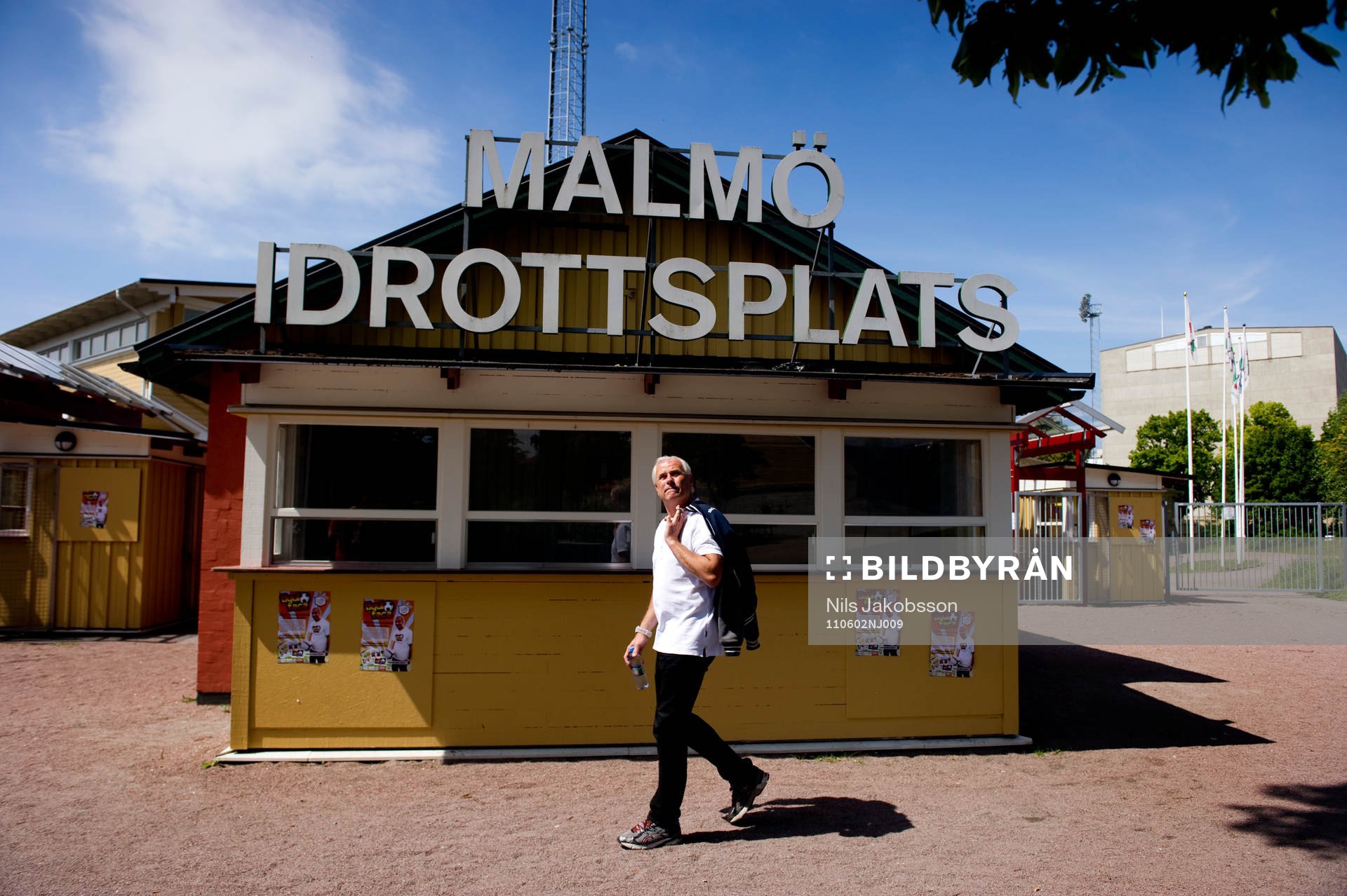Glenn Hysén på Malmö Idrottsplats