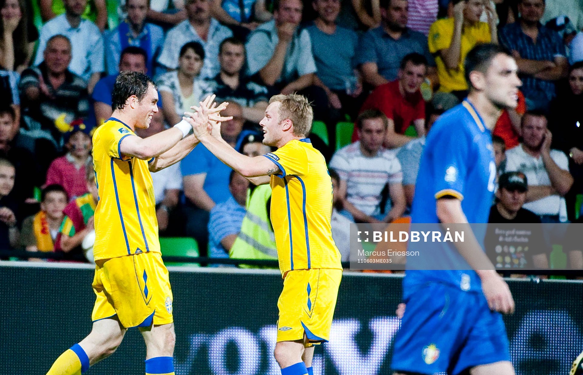 Johan Elmander och Sebastian Larsson