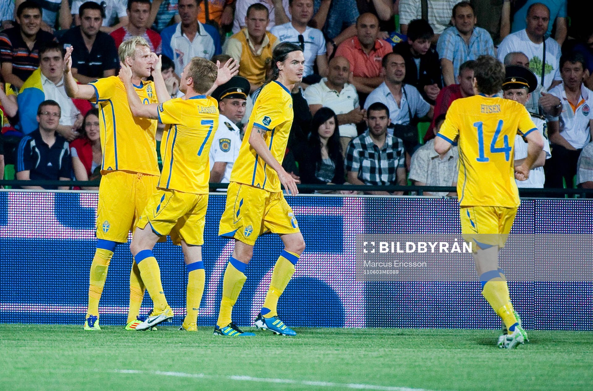 Ola Toivonen, Sverige, jubel