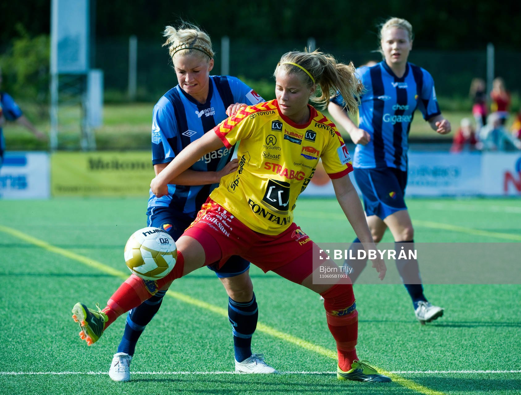 Caroline Frånberg, Djurgården och Madeleine Stegius,