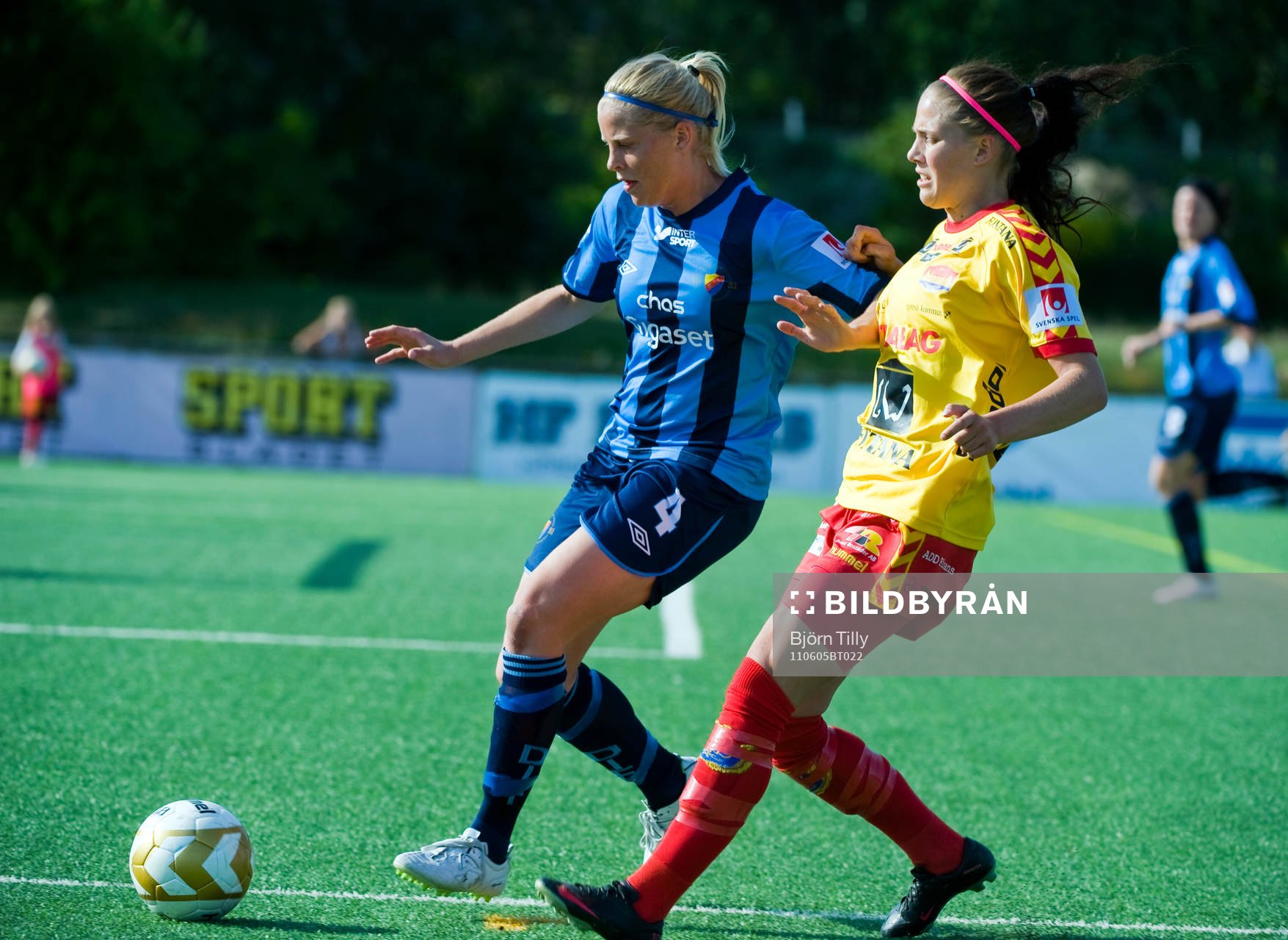 Caroline Sjöblom, Djurgården och Jennifer Egelryd, Tyresö