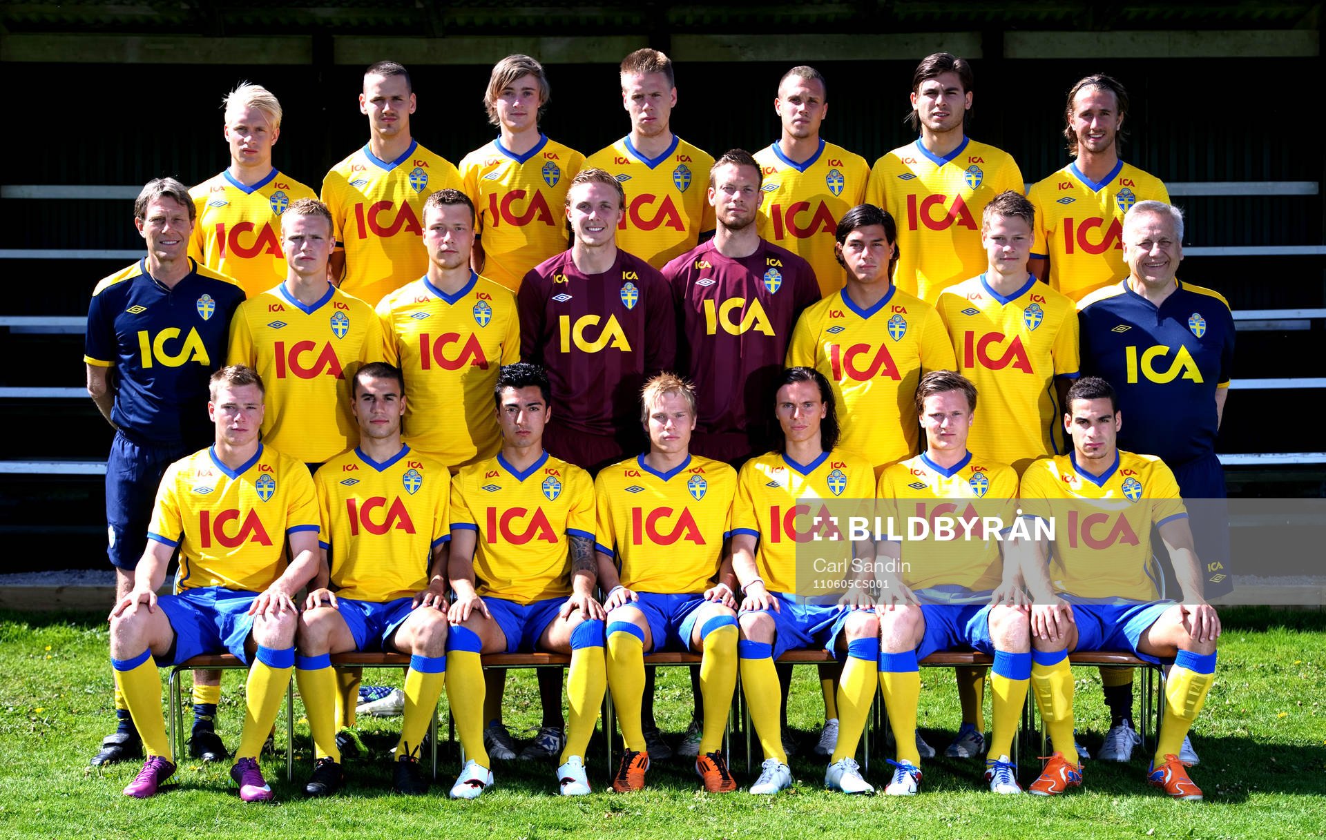  Bakre raden: Johan Larsson, Alexander Milosevic, Rasmus Jönsson, Pontus Jansson, Marcus Törnstrand, Astrit Ajdarevic, Philip Hellquist,  Håkan Eriksson, tränare, Oscar Hiljemark, Jacob Johansson, Marcus Mellanraden: Sandberg, målvakt, Viktor Noring, målvakt, Miiko Albornoz, Viktor Claesson, Tommy Söderberg, tränare,  Sittande: John Guidetti, Erdin Demir, Jloan Hamad, Oscar Lewicki, Niklas Hult, Mattias Johansson, Merwan Celik.
© Bildbyrån - 56532