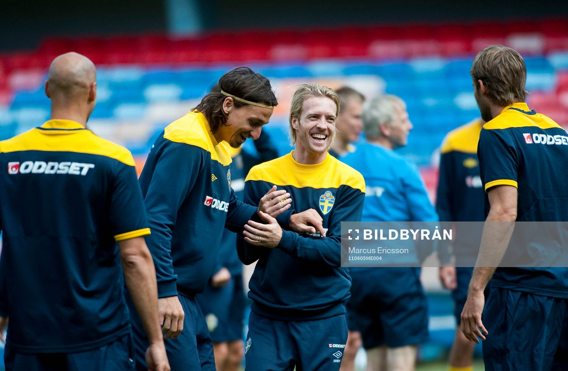 Zlatan Ibrahimovic och Christian Wilhelmsson