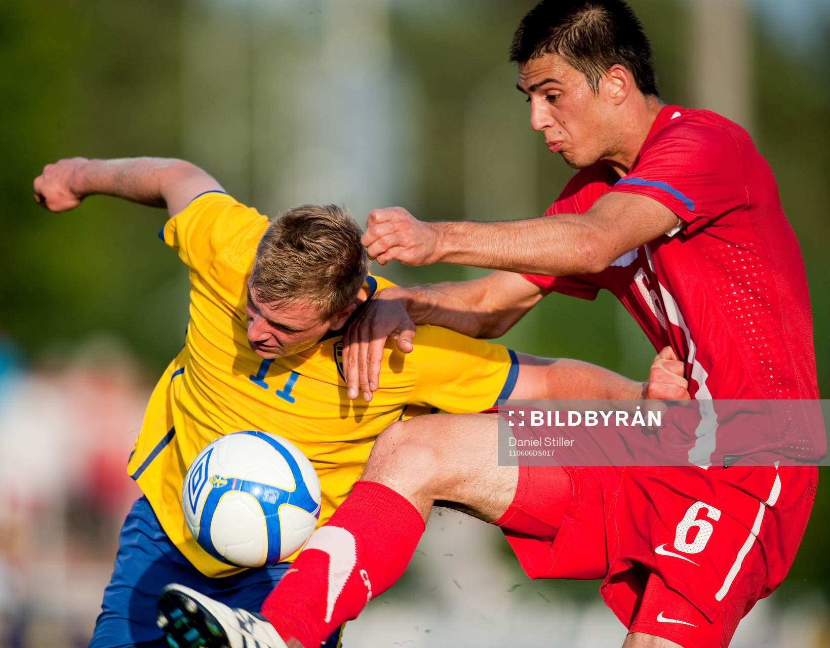 John Guidetti, Sverige, Vujadin Savic, Serbien