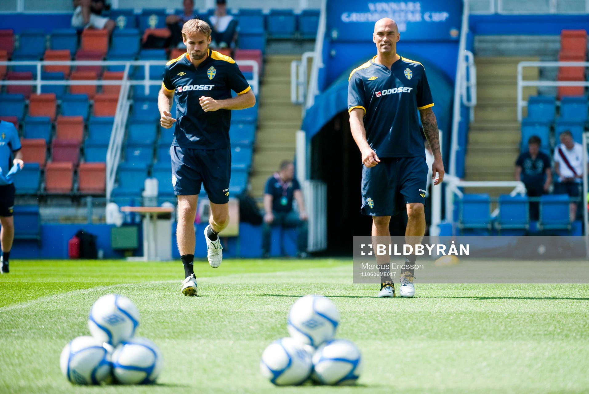 Olof Mellberg och Daniel Majstorovic