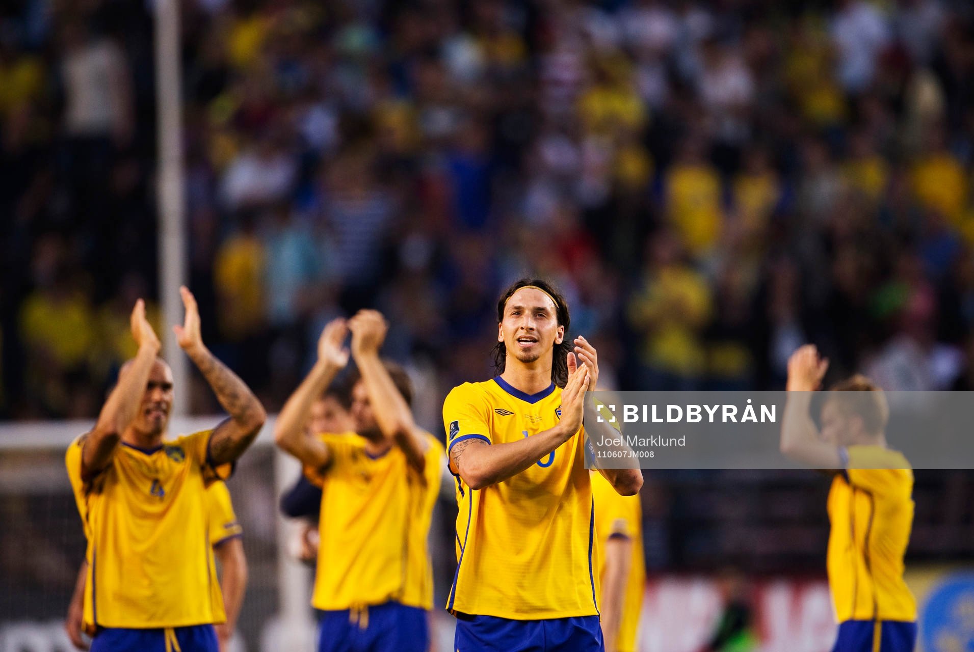 Zlatan Ibrahimovic, Sverige, tackar publiken