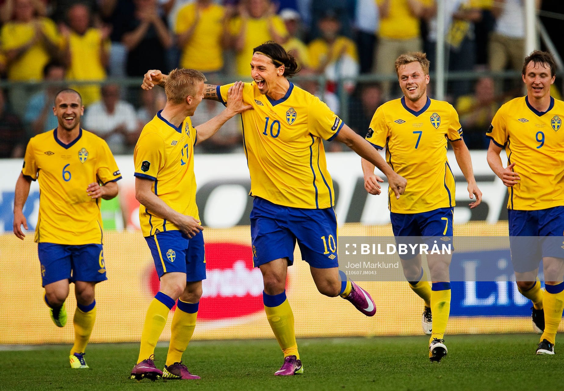 Zlatan Ibrahimovic, Sverige, jubel