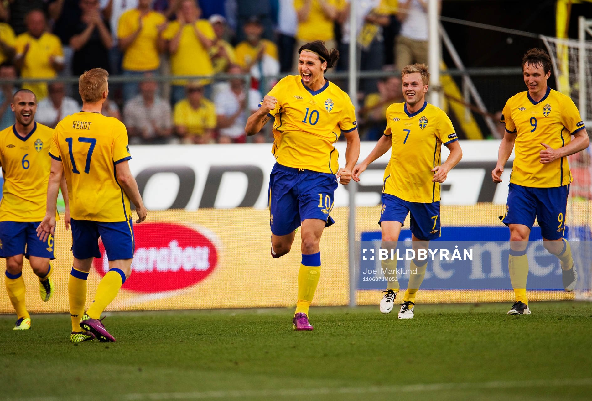 Zlatan Ibrahimovic, Sverige, jubel