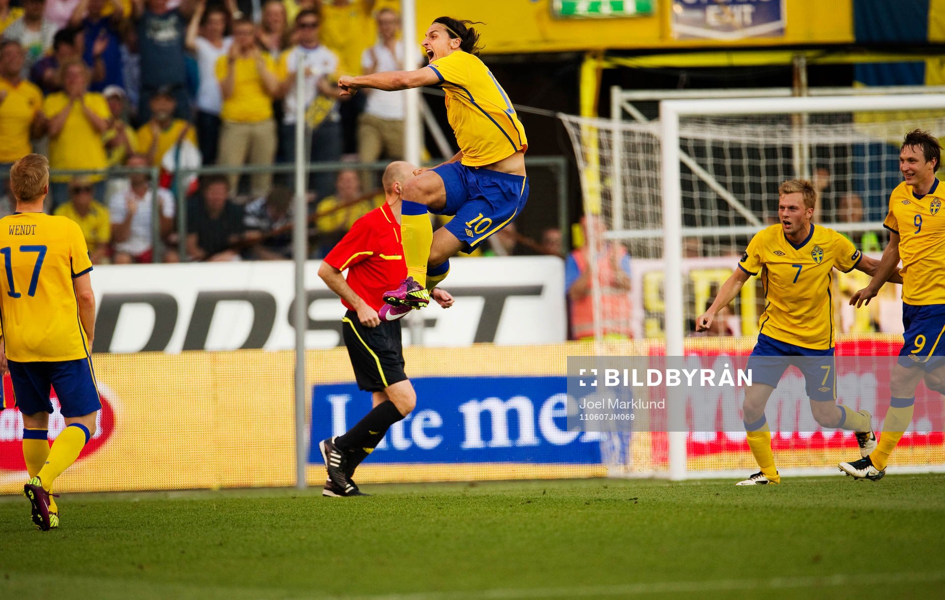 Zlatan Ibrahimovic, Sverige, jubel