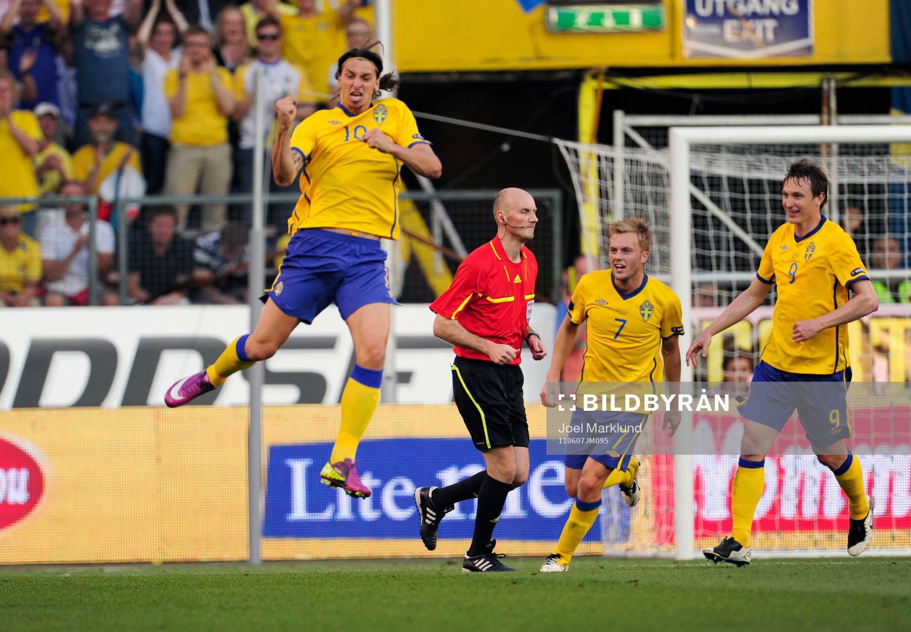 Zlatan ibrahimovic, Sebastian Larsson och Kim Källström,
