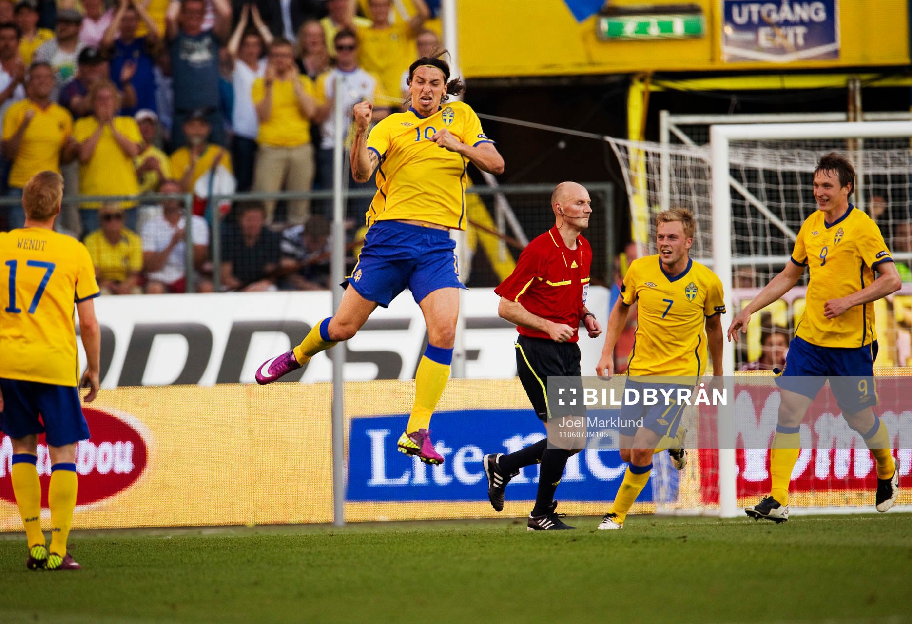 Zlatan Ibrahimovic, Sverige, jubel