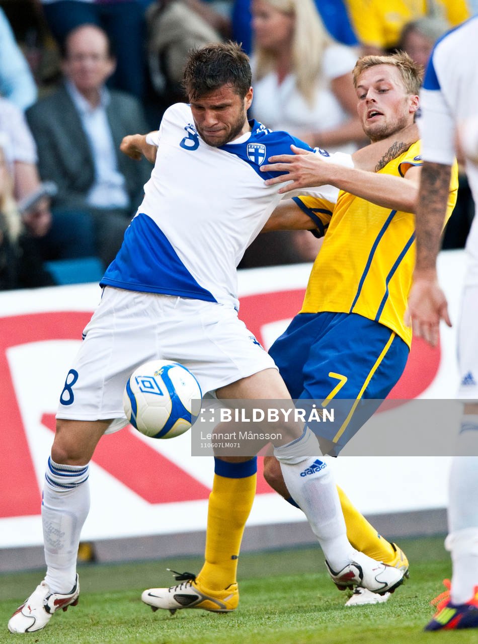Perparim Hetemaj, Finland mot Sebastian Larsson, Sverige