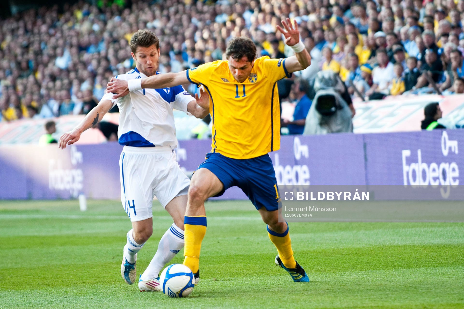 Joona Toivo, Finland mot Johan Elmander, Sverige