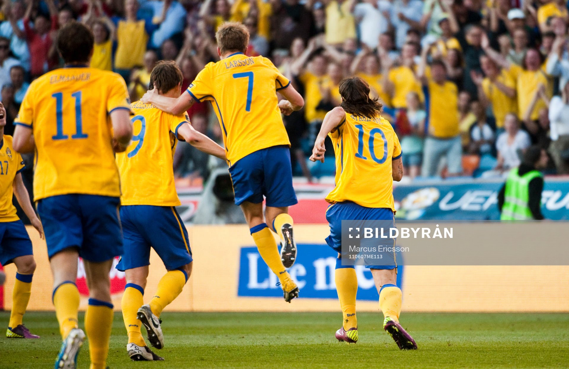 Zlatan Ibrahimovic, Sverige gör en haltande målgest