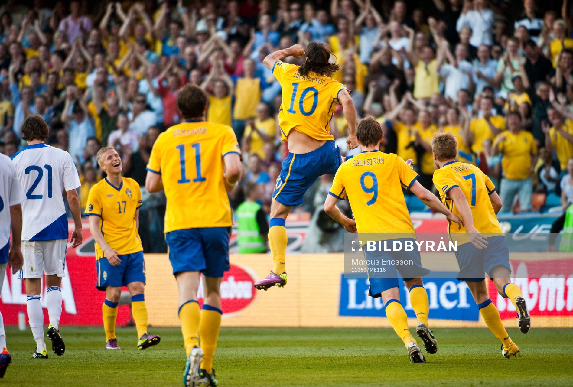 Zlatan Ibrahimovic, Sverige (Jubel)