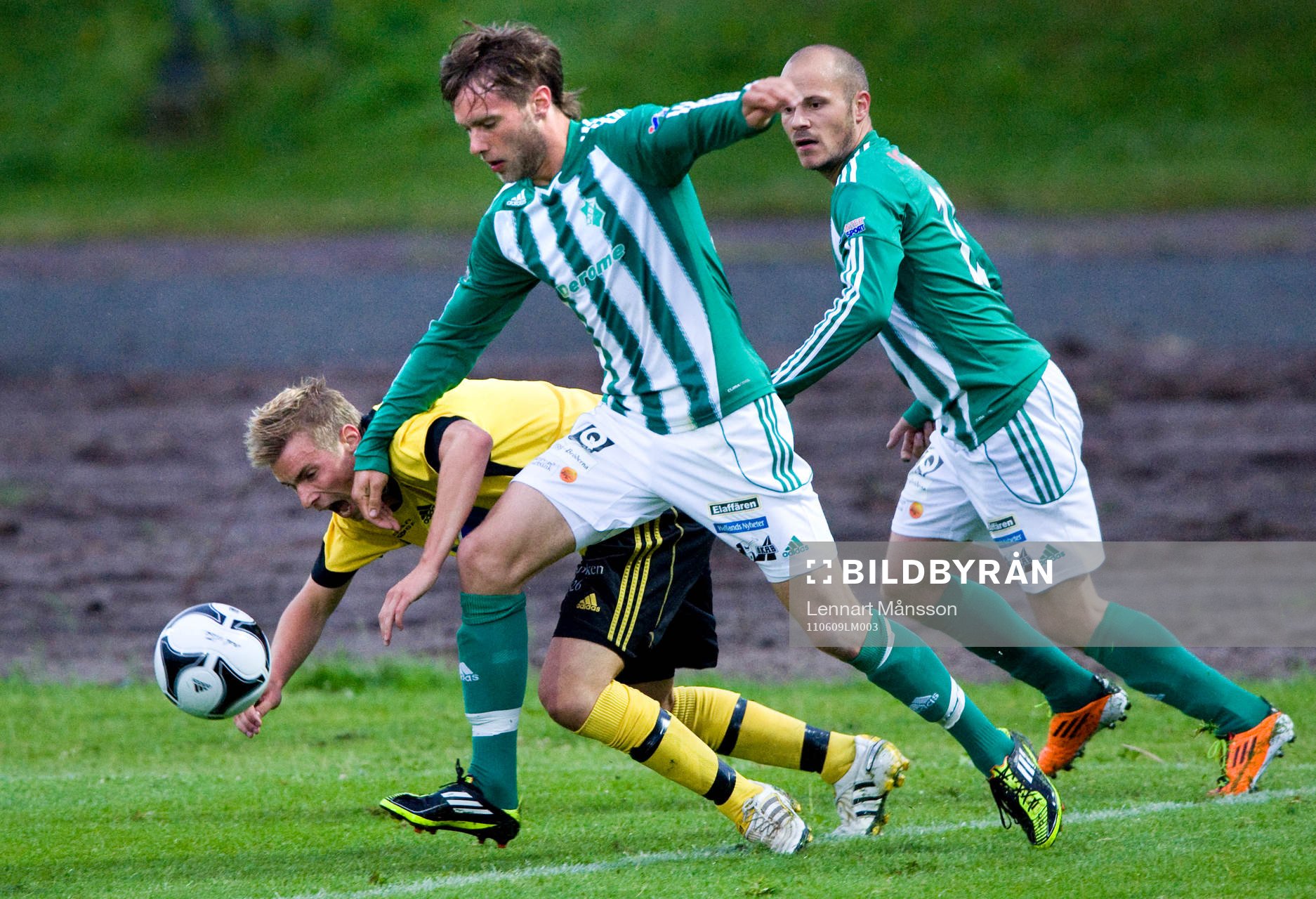 Mattias Andersson, Hässleholm, trycks ner av Vinberg