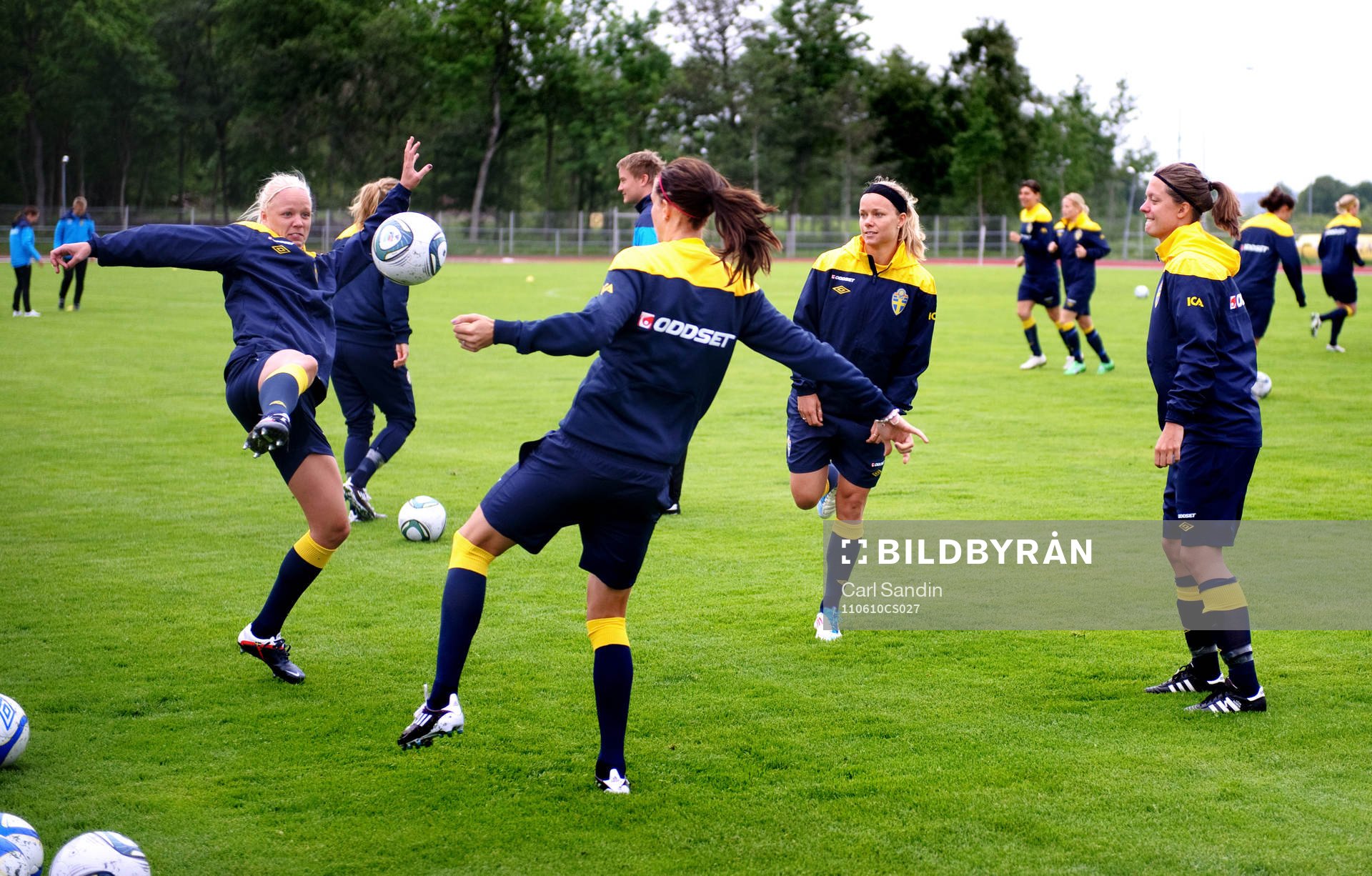 Caroline Seger, Lotta Schelin, Sara Thunebro, Lina Nilsson