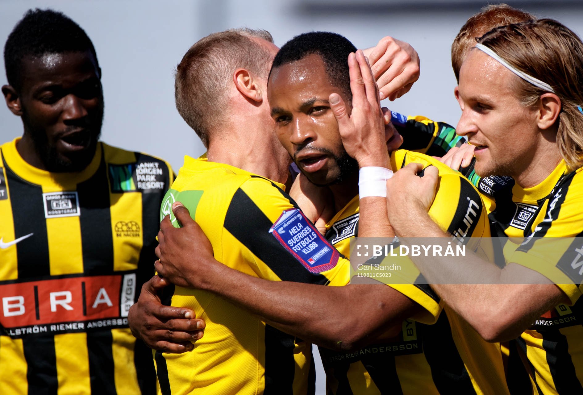 Rene Makondele, Häcken, jubel