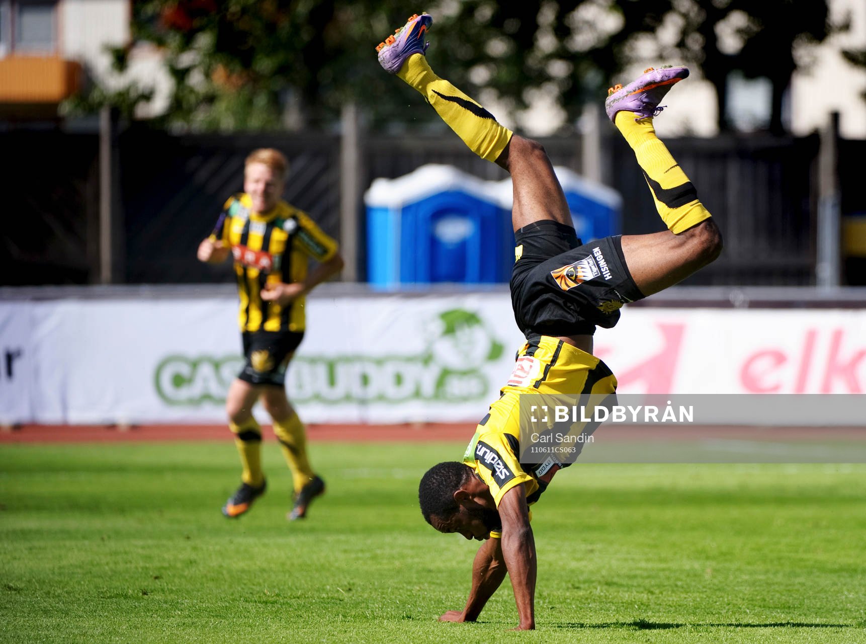 Rene Makondele, Häcken, jubel