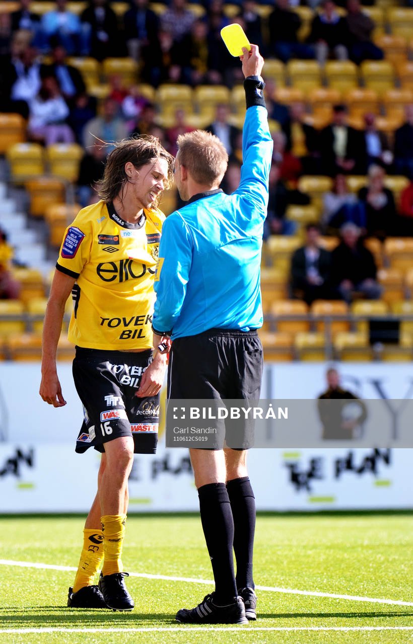 Daniel Nordmark, Elfsborg, gult kort, varning