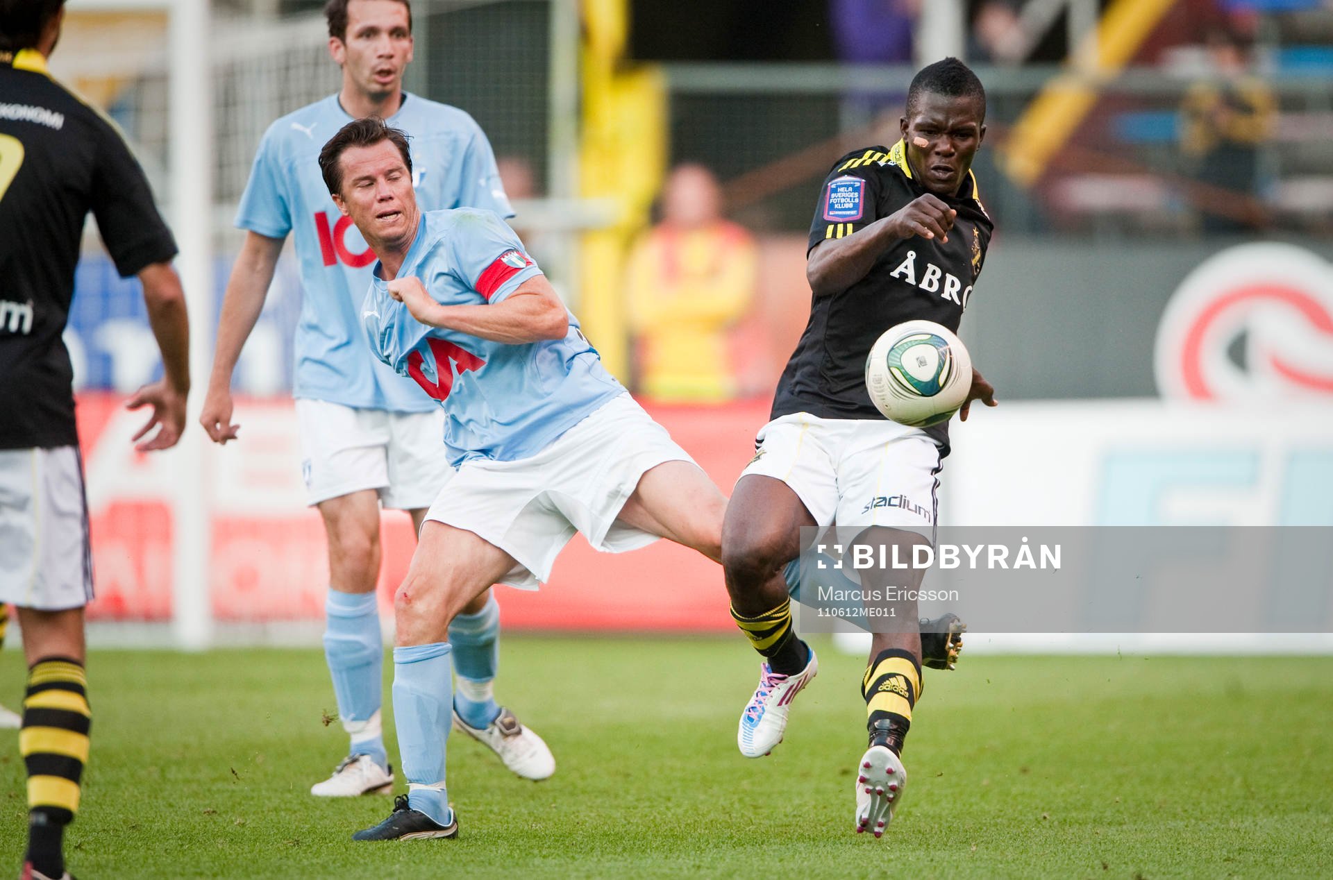 Daniel Andersson, Malmö och Ibrahim Tete Bangura, AIK