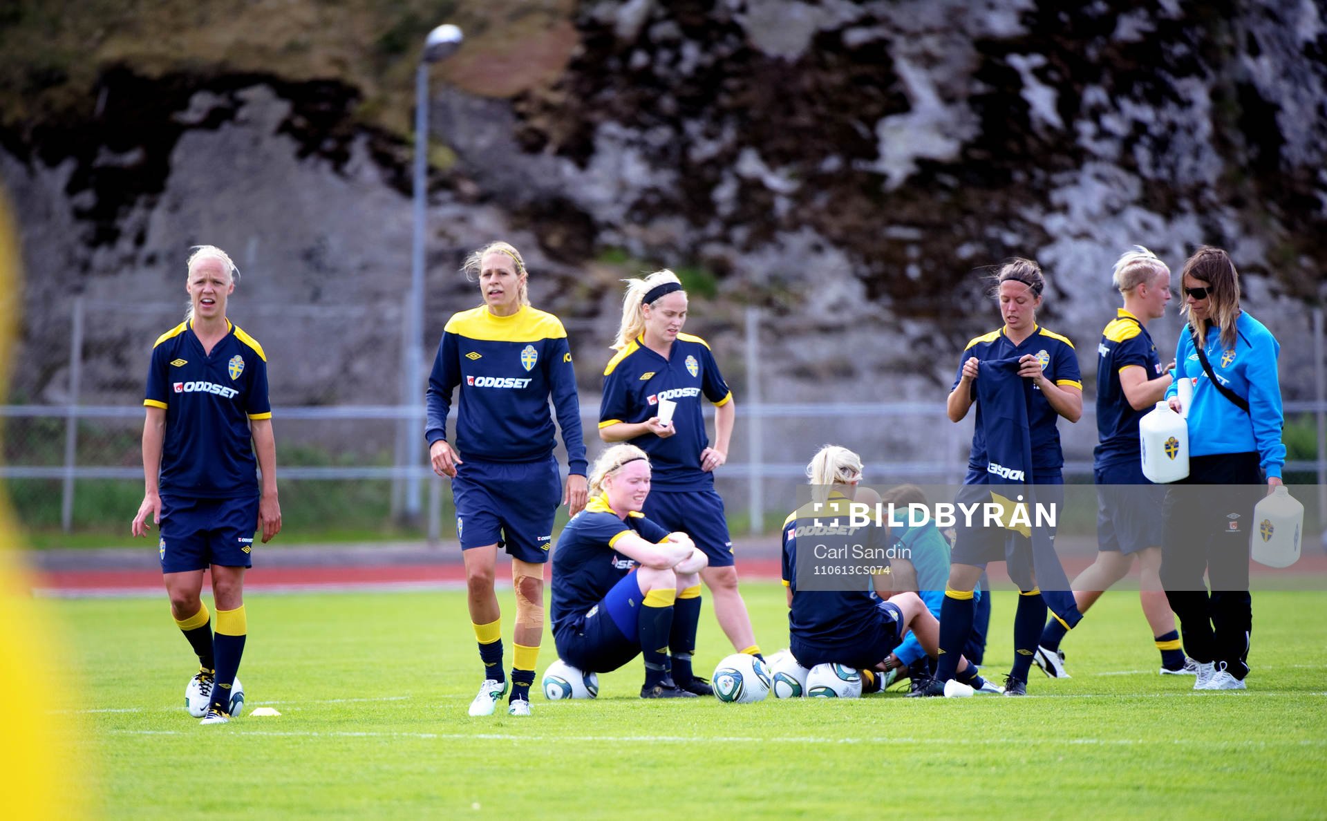 Fotboll, Dam, Sverige, Träning