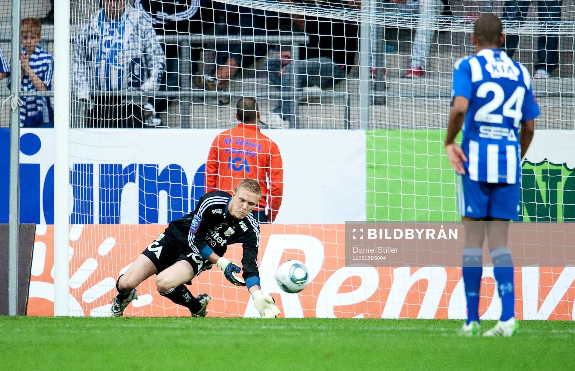 Marcus Sandberg, målvakt IFK Göteborg, släpper in 0-2