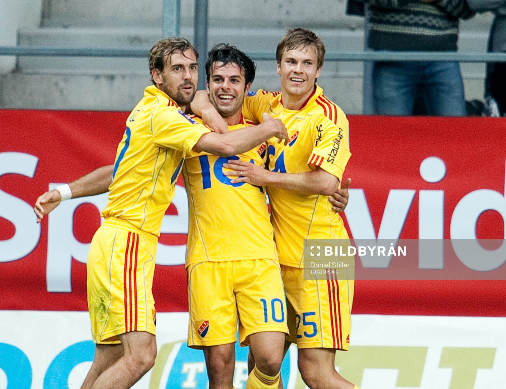 Christer Youssef, Djurgården, gör 1-0, jubel