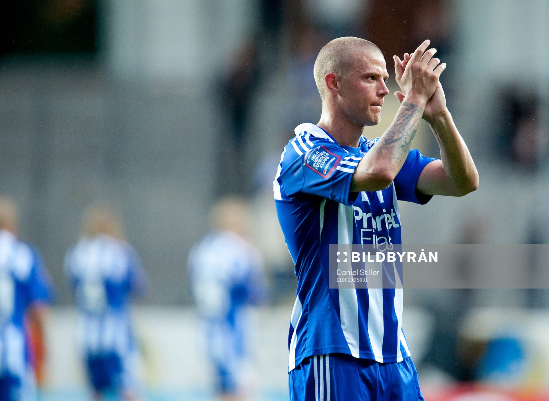 Ragnar Sigurdsson, IFK Göteborg, tackar fansen