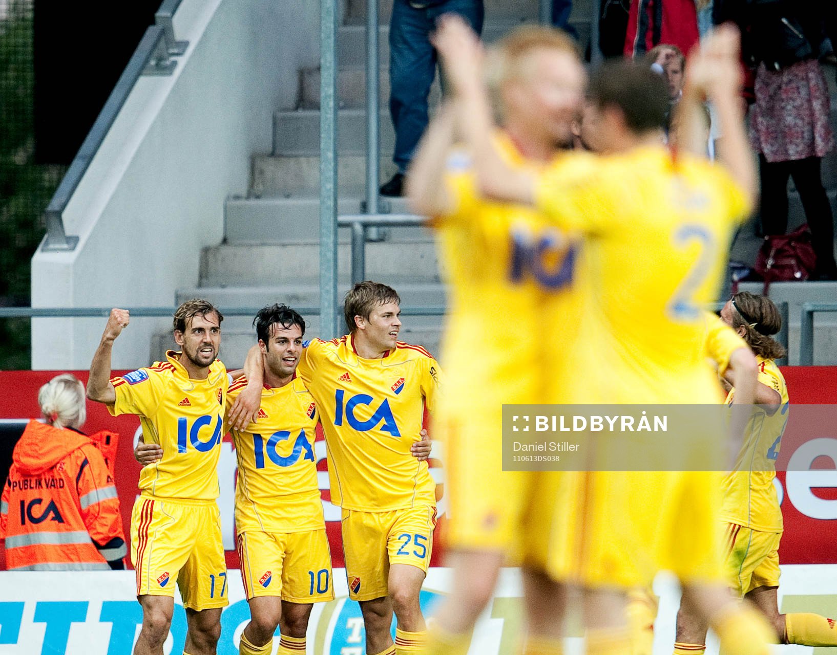 Christer Youssef, Djurgården, gör 1-0, jubel