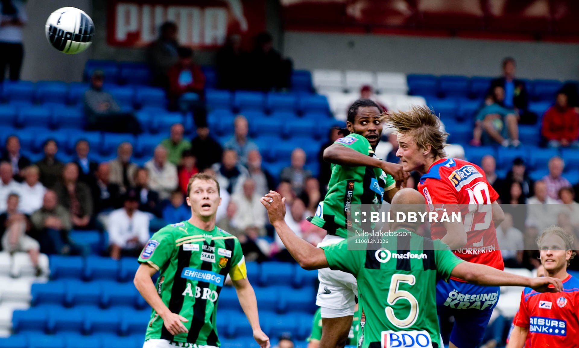 Rasmus Jönsson, Helsingborg nickar in 1-1