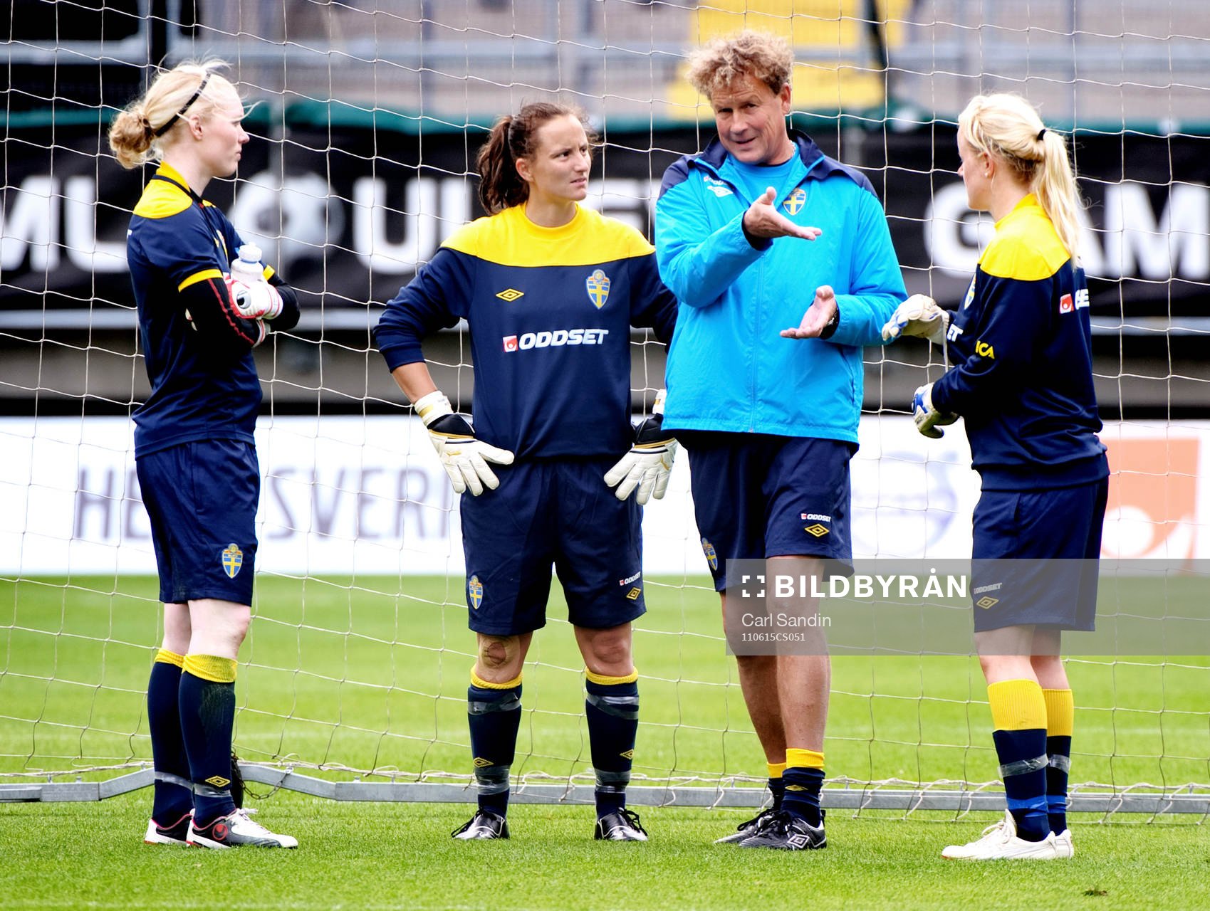 Hedvig Lindahl, målvakt, Sofia Lundgren, målvakt, Mikael