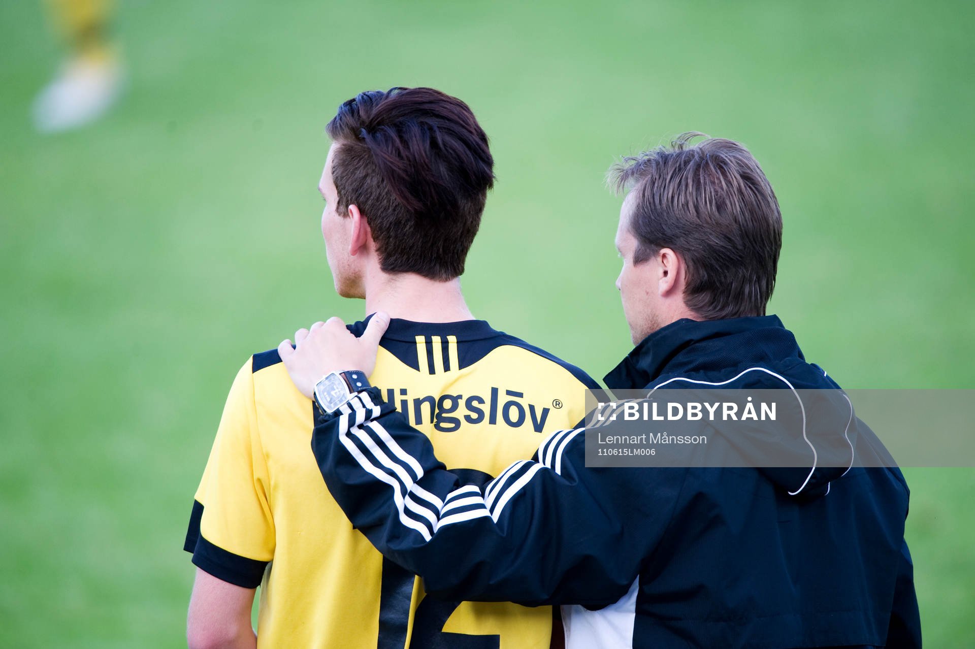 André Bengtsson och Stefan Jansson, tränare, Hässleholm