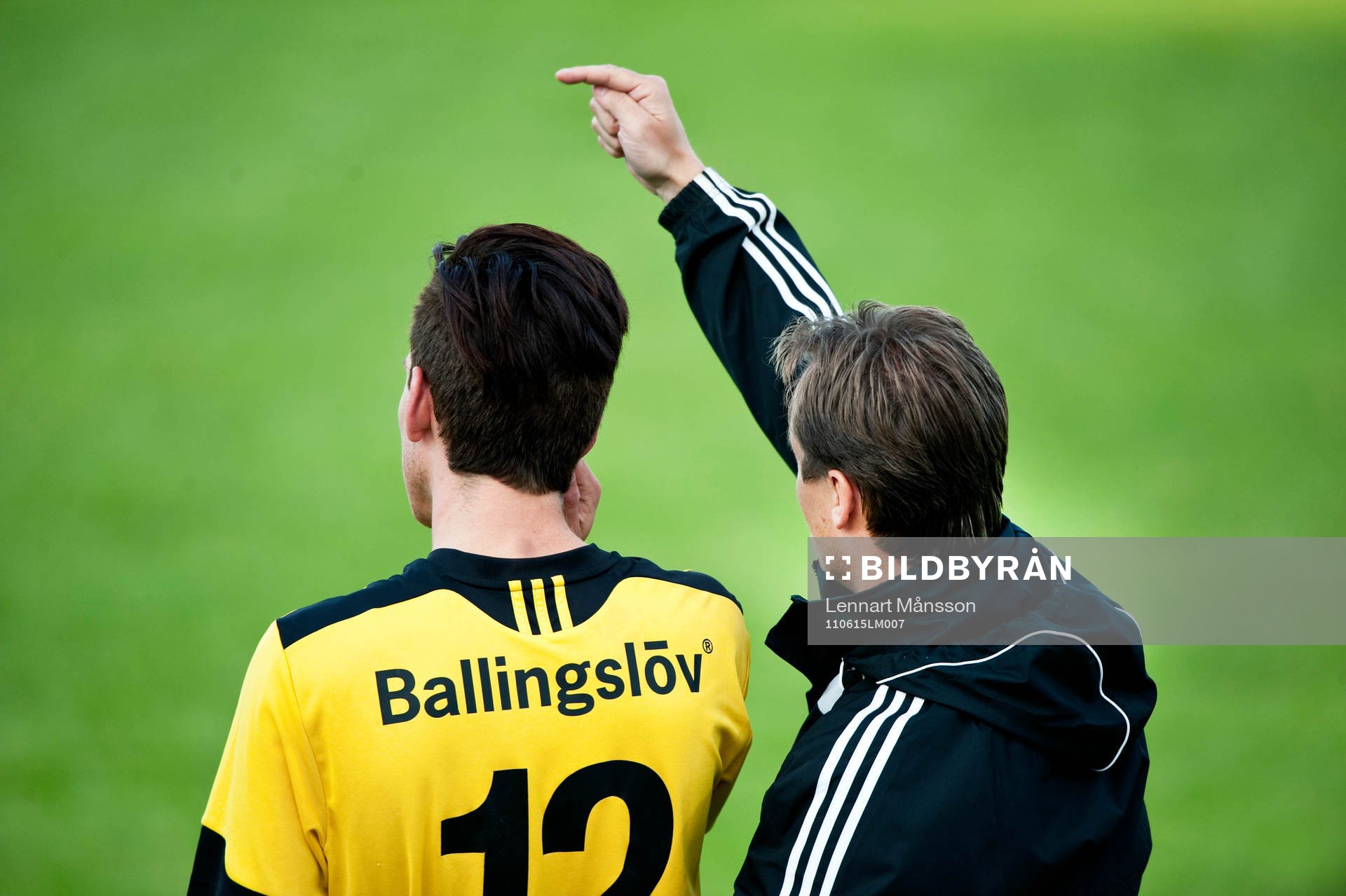 André Bengtsson och Stefan Jansson, tränare, Hässleholm