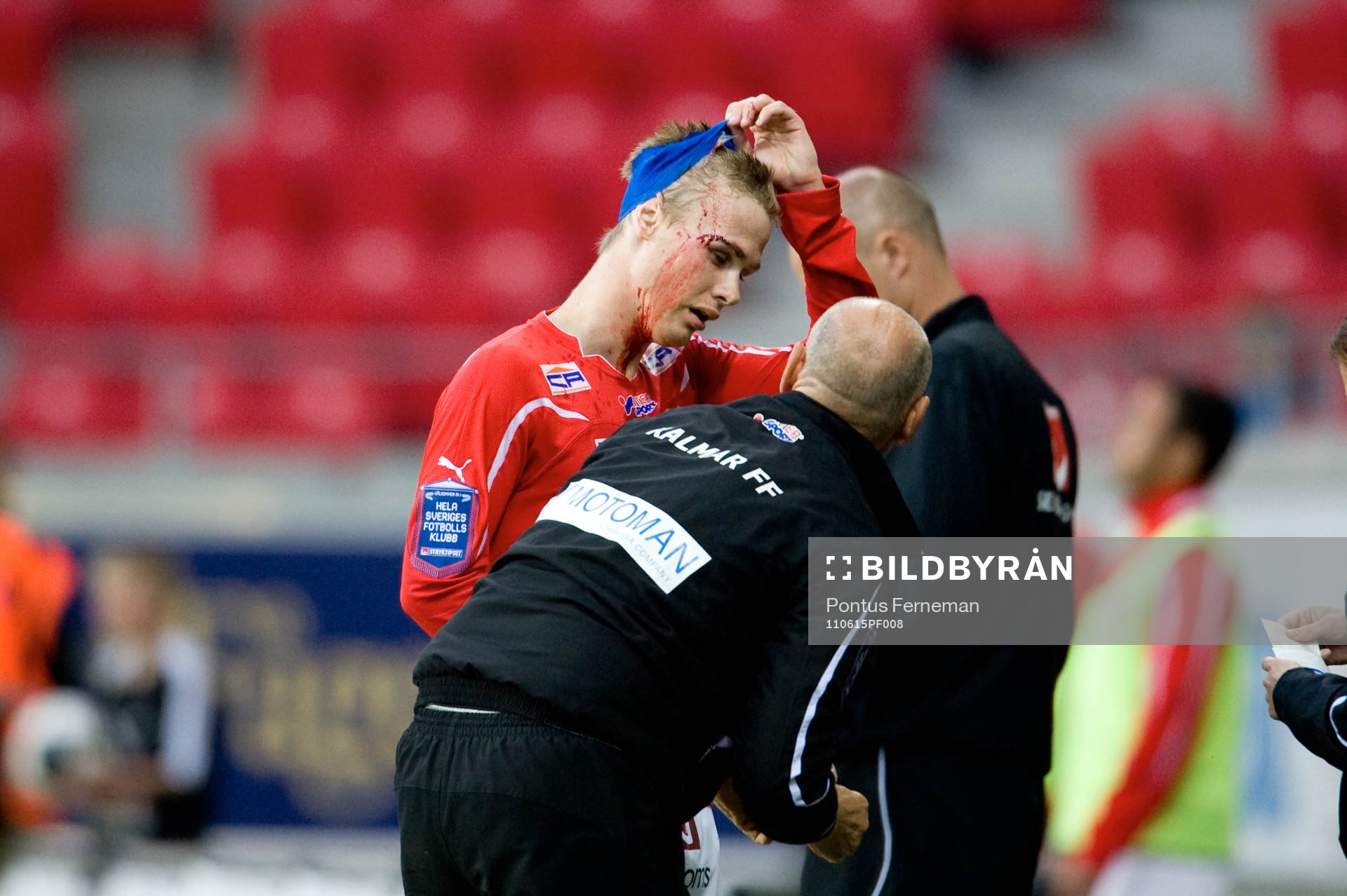 Erik Israelsson, Kalmar. Skada, blod