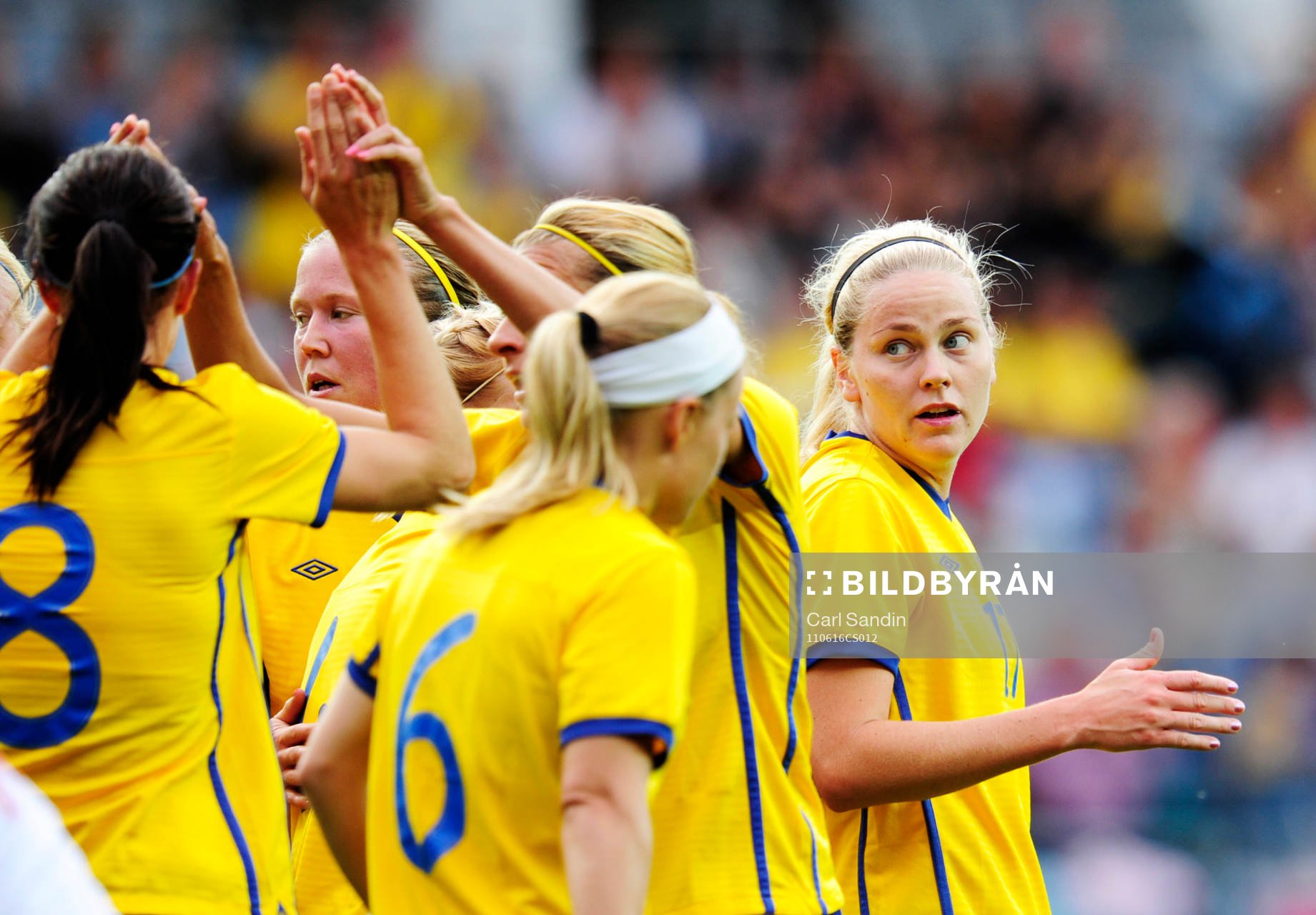Lisa Dahlkvist, Sverige. Glädje, jubel