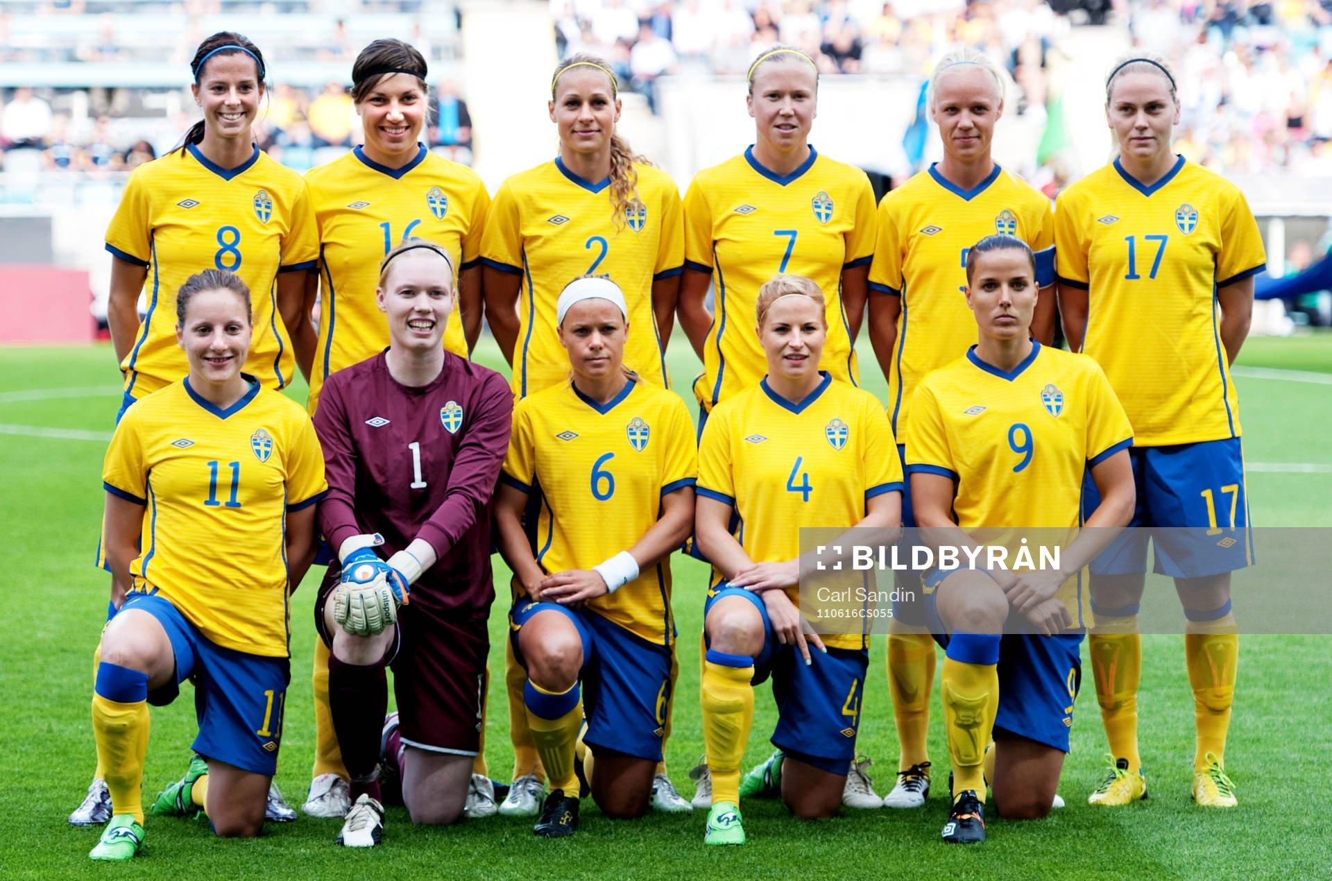 Lotta Schelin, Linda Forsberg, Charlotte Rohlin, Sara