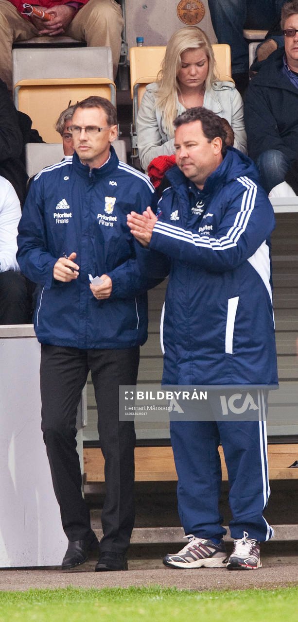 Jonas Olsson, tränare och Stefan Rehn, tränare