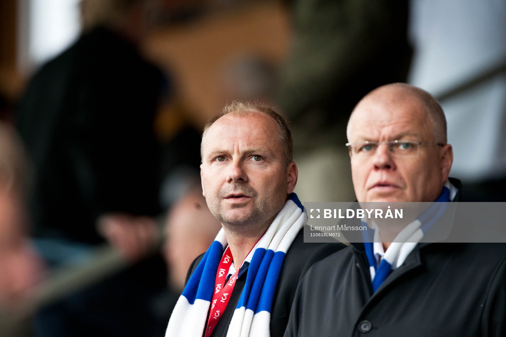 Håkan Mild, sportchef och Kent Olsson, ordförande, IFK