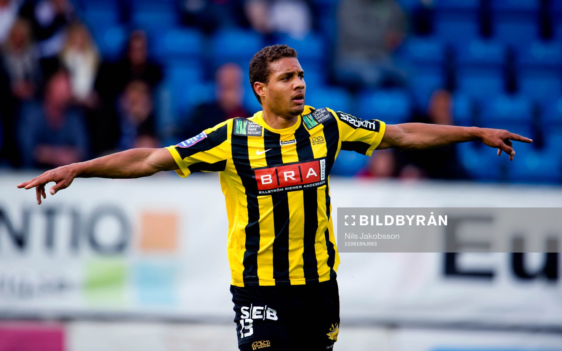Mathias Ranégie, Häcken, jubel