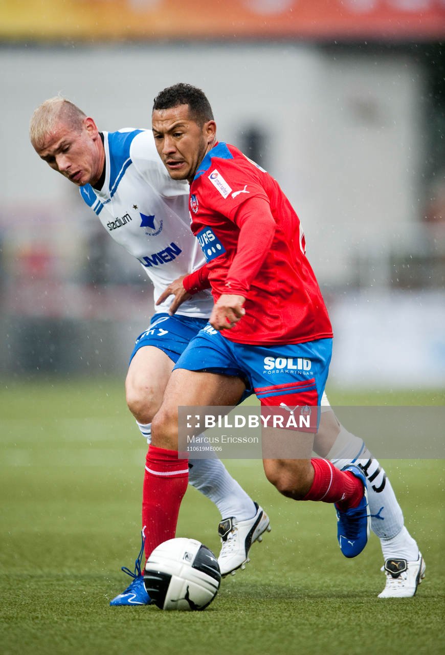 Petru Racu, Norrköping och Rachid Bouaouzan, Helsingborg