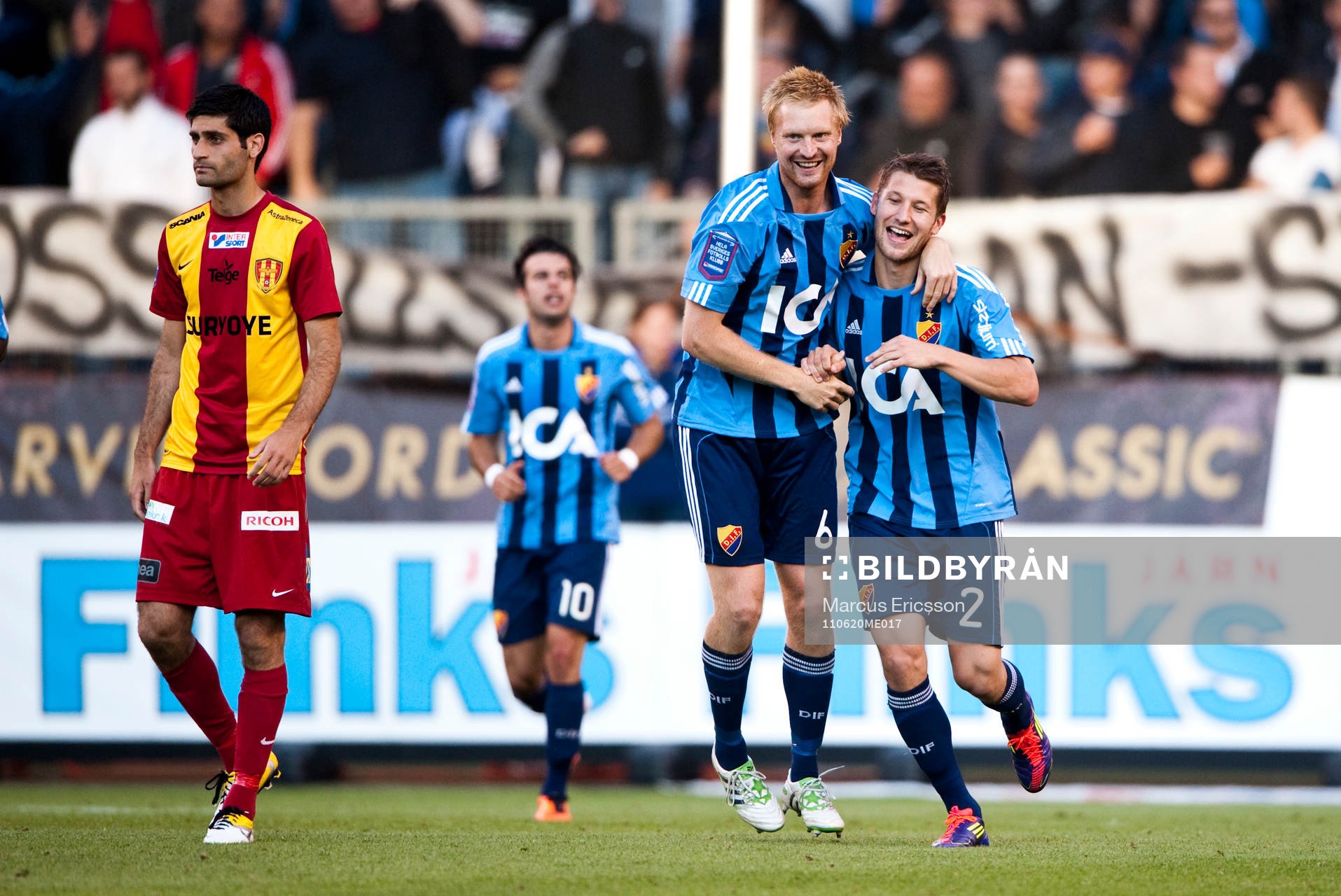  Jani Lyyski och Joona Toivio, Djurgården jubel.