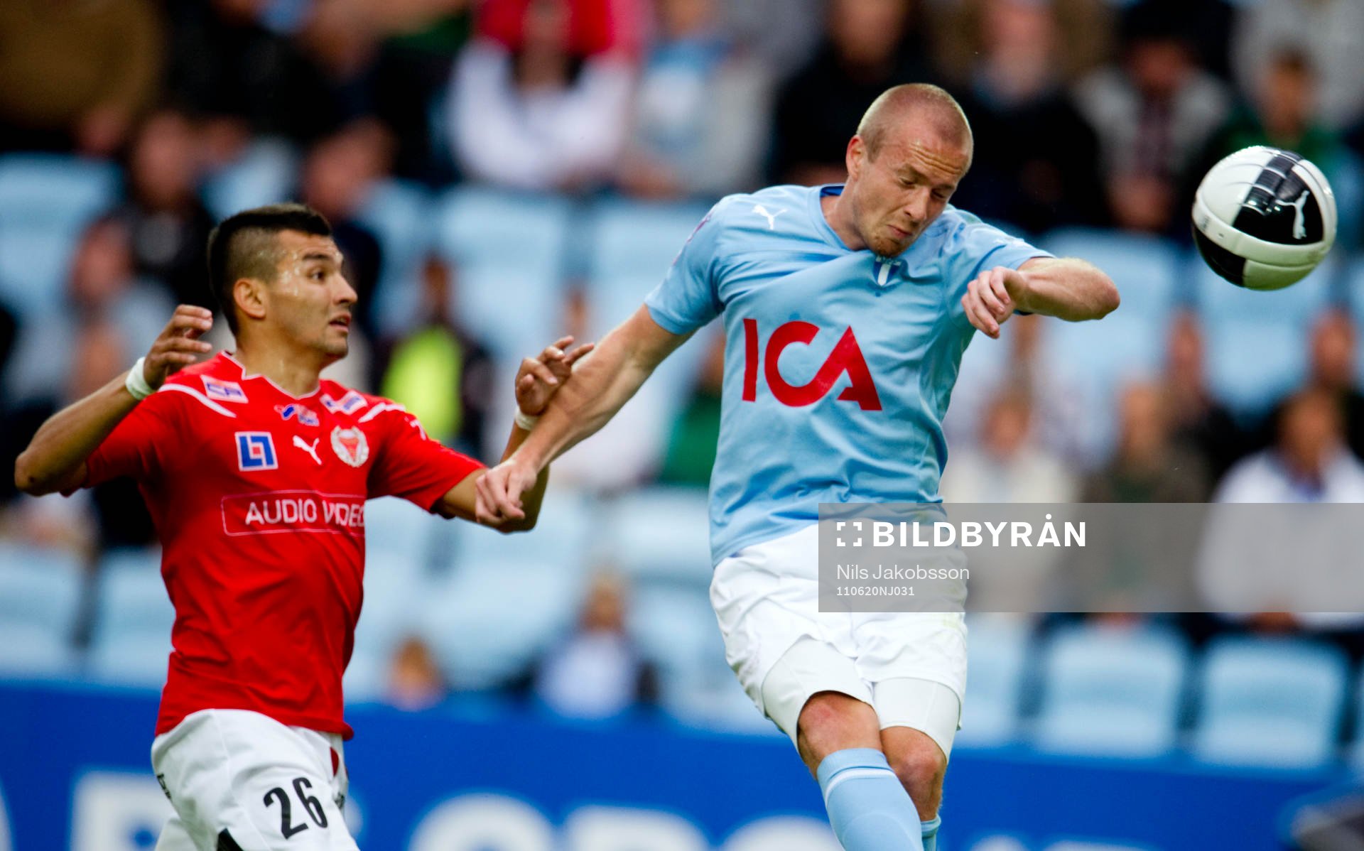 Emin Nouri, Kalmar, Daniel Larsson, Malmö FF gör 1-0