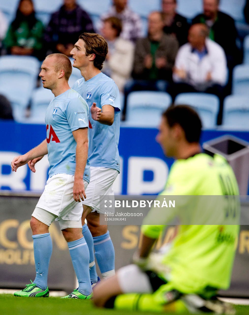 Daniel Larsson, Malmö FF har gjort mål, Etrit Berisha,