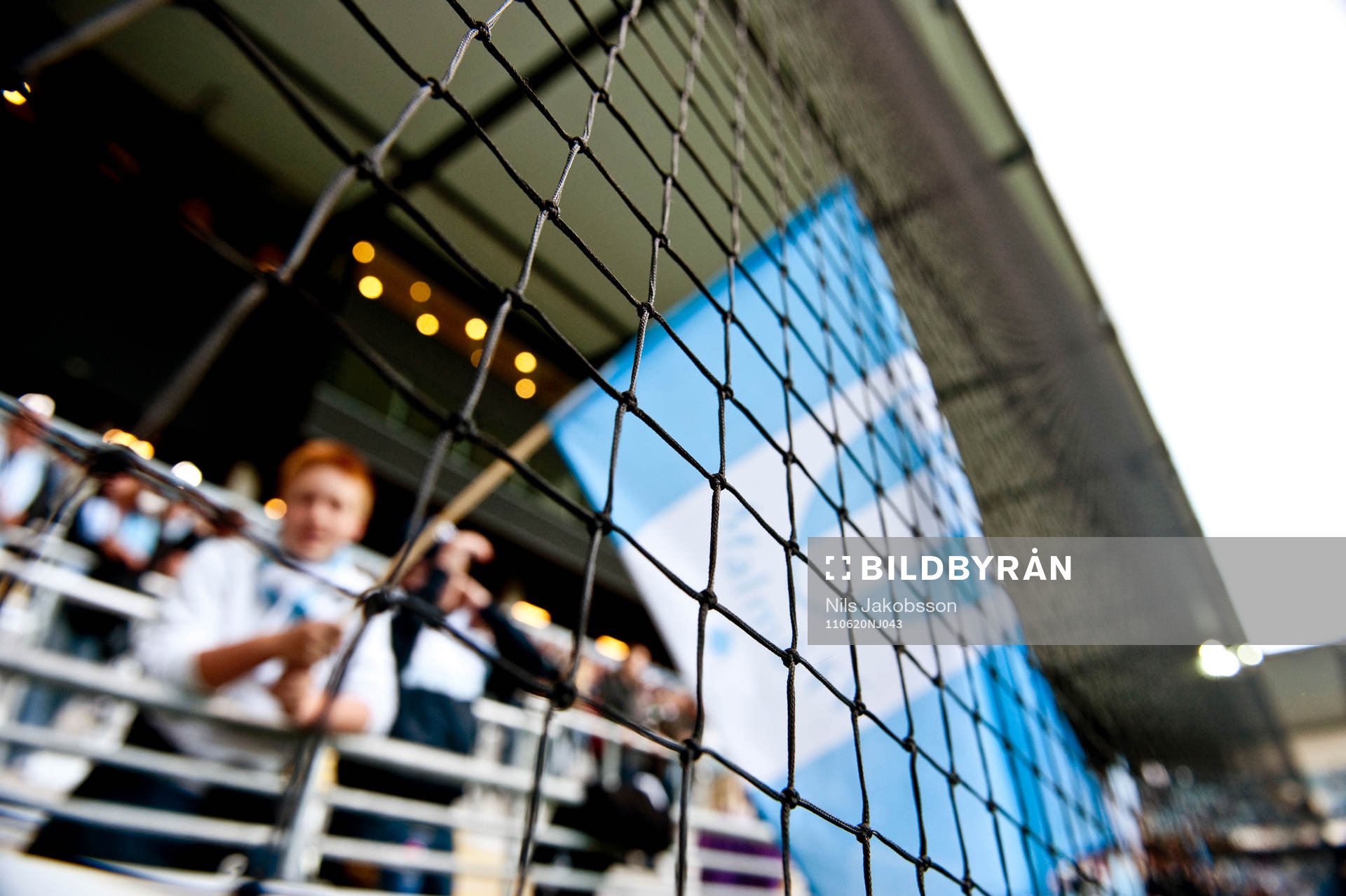 Nya regler på Swedbank Stadion, nät framför ståplats.