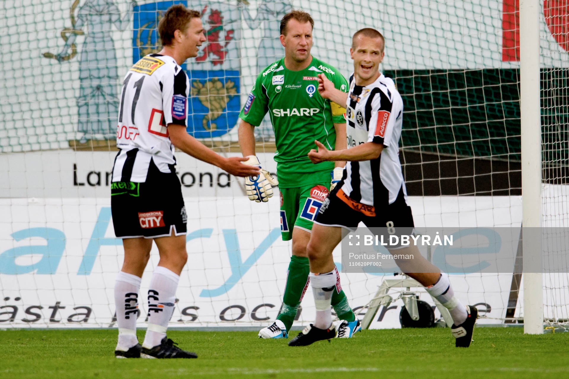 Fredrik Olsson, Landskrona, Henrik Gustavsson, målvakt