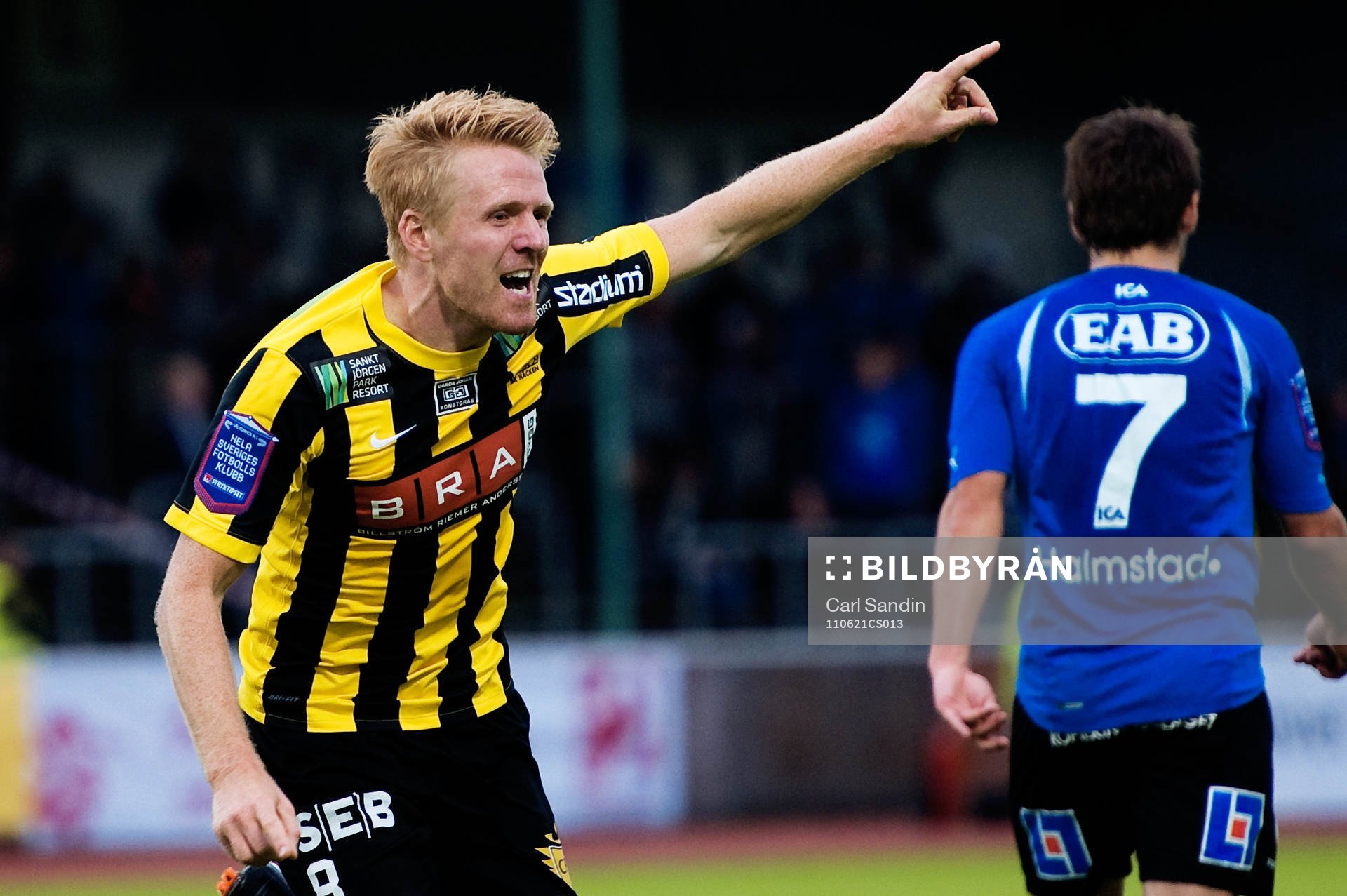  Josef Karlsson, Häcken, jubel.