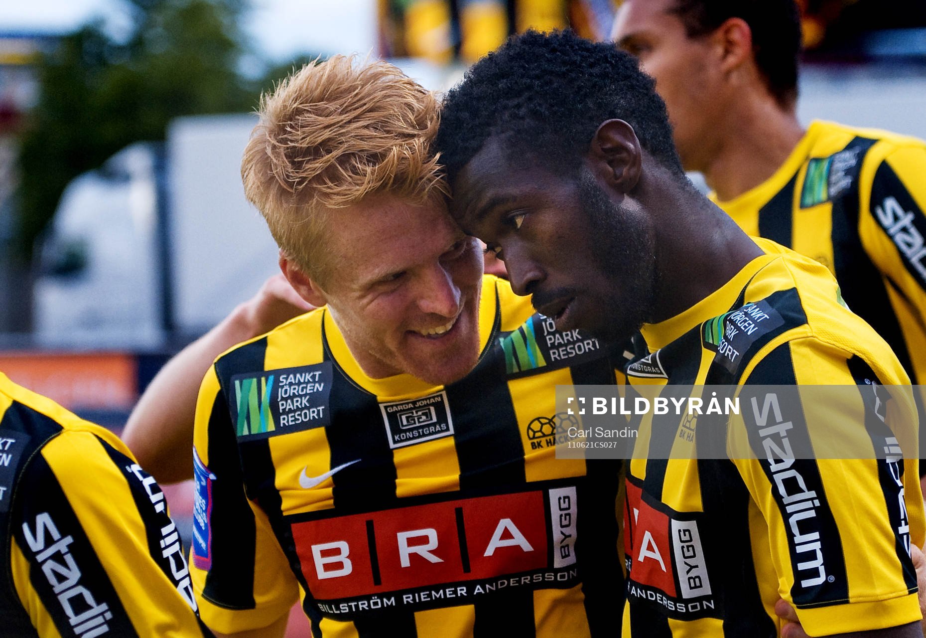 Josef Karlsson, Dioh Williams, Häcken, jubel.