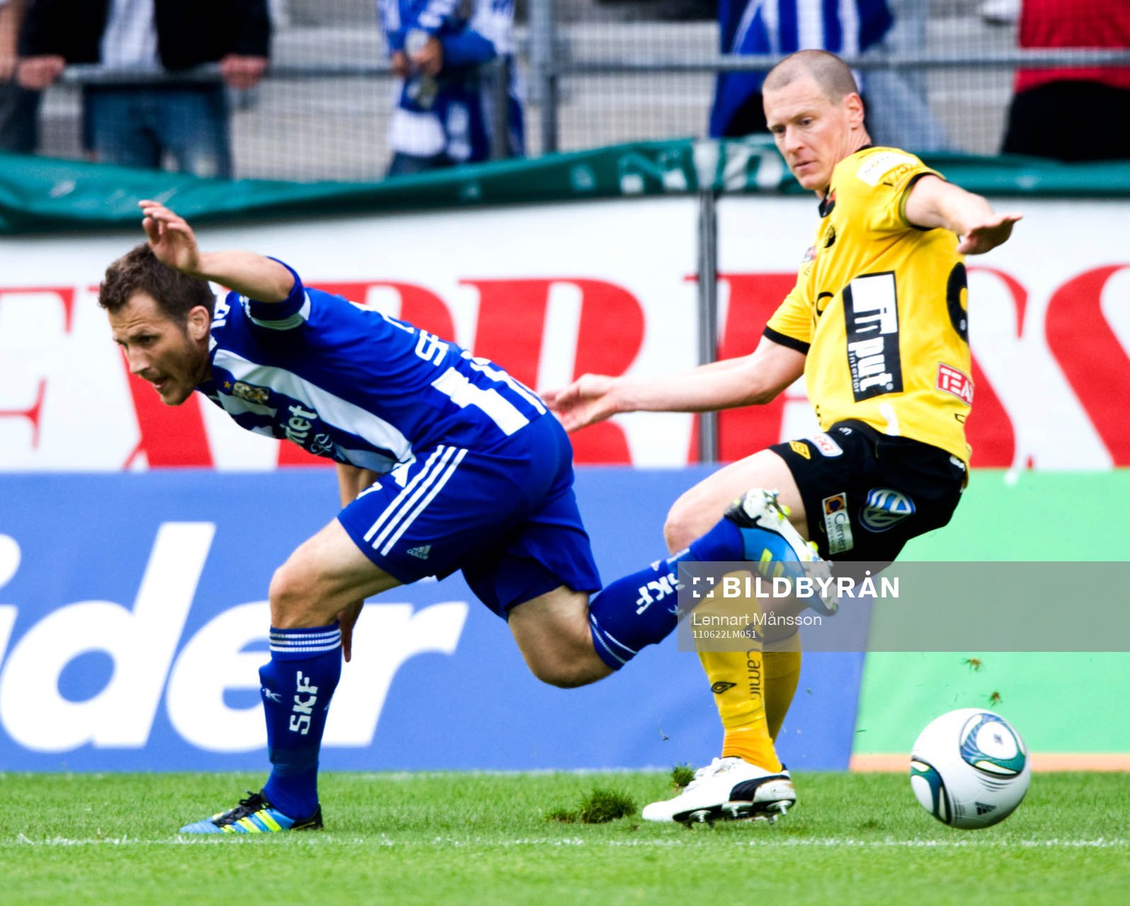 Tobias Hysén, Göteborg och Andreas Augustsson, Elfsborg